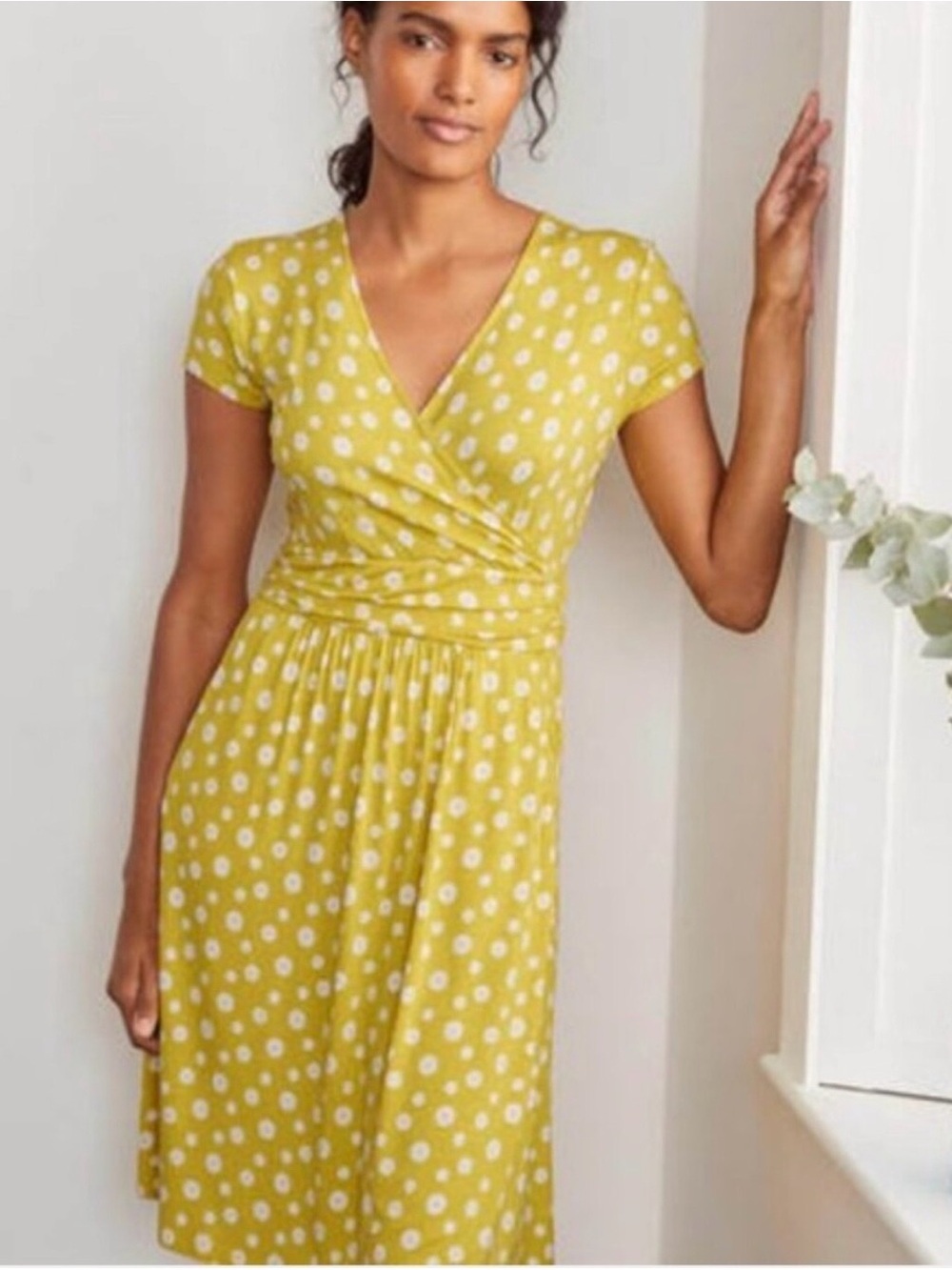 Boden Lola Faux Wrap Jersey Dress